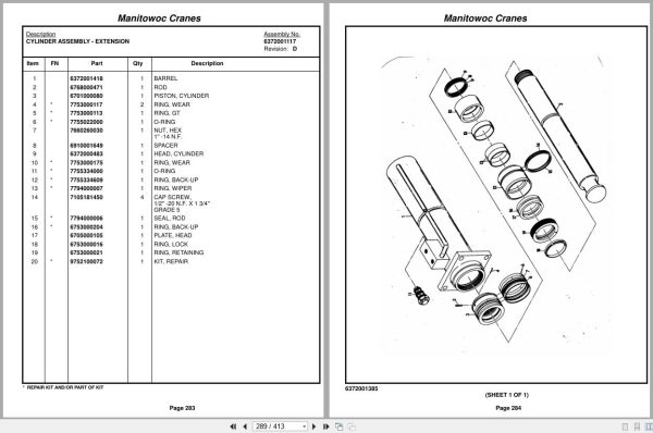 Grove Crane TM200C 46069 Parts Manual (2)