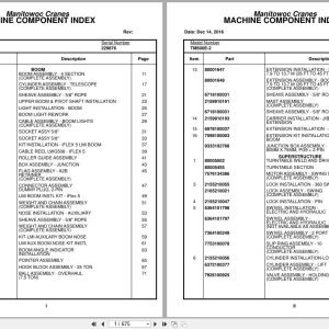 Grove Crane TM500E 2 229876 Parts Manual (1)
