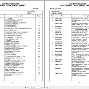 Grove Crane TM500E 2 45 Ton 229213 Parts Manual (1)