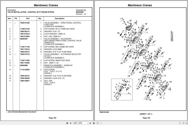 Grove Crane TM500E 2 45 Ton 229830 Parts Manual (2)