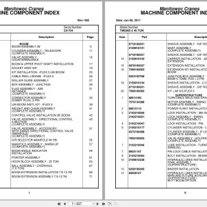 Grove Crane TM500E 2 45 Ton 231754 Parts Manual (1)