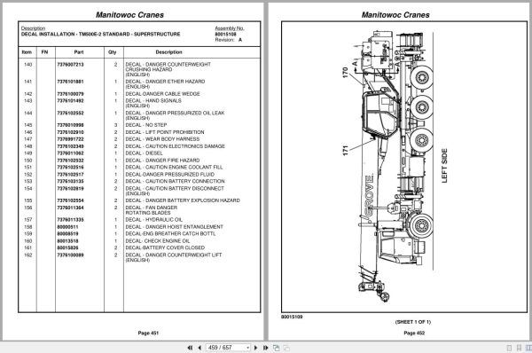 Grove Crane TM500E 2 45 Ton 231754 Parts Manual (2)