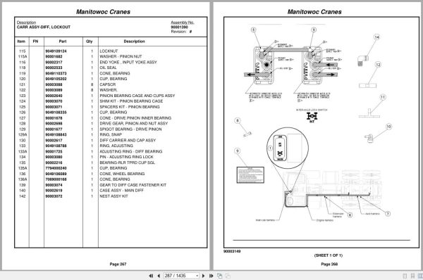 Grove Crane TM500E2 CARR ACX 500100 Parts Manual (2)
