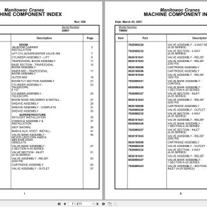 Grove Crane TM800 20807 Parts Manual (1)