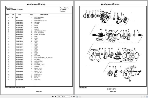 Grove Crane TM8100 75016 Parts Manual (2)
