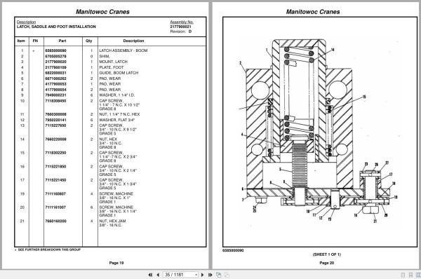 Grove Crane TM890 68203 Parts Manual (2)