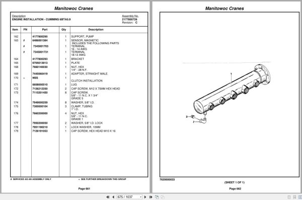 Grove Crane TM890 72576 Parts Manual (2)