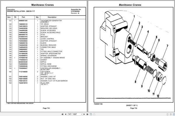 Grove Crane TM890 74640 Parts Manual (2)