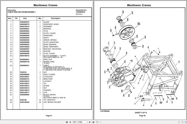 Grove Crane TM9120 75724 Parts Manual (2)