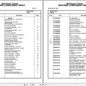 Grove Crane TM9120 79504 Parts Manual (1)