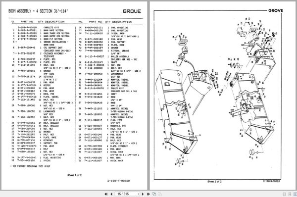 Grove Crane TM990 Parts Manual (2)