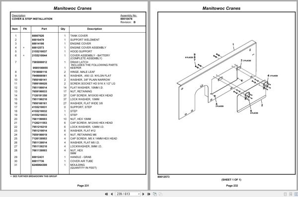 Grove Crane TMC540 190003 Parts Manual (2)