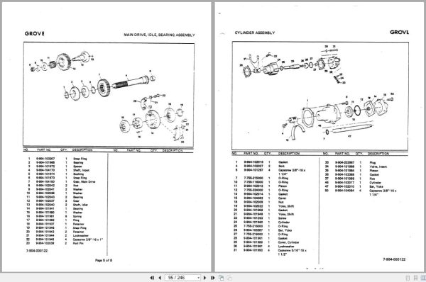 Grove Crane TMS 525E Parts Manual (2)