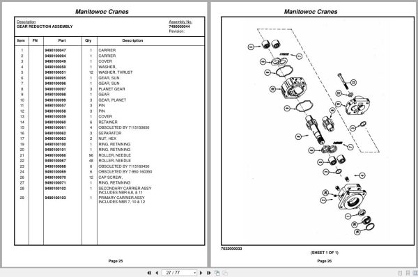 Grove Crane TMS180SP 22493 Parts Manual 2018 (2)