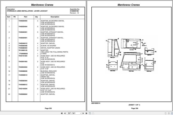 Grove Crane TMS250C 71924 Parts Manual (2)