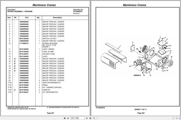 Grove Crane TMS300B 69010 Parts Manual (2)