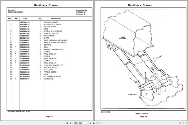Grove Crane TMS300B 71557 Parts Manual (2)
