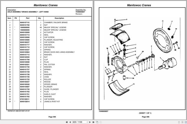 Grove Crane TMS300B 71761 Parts Manual (2)