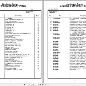 Grove Crane TMS500 2 236456 Parts Manual (1)