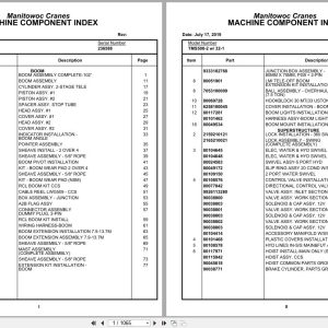 Grove Crane TMS500 2 236588 Parts Manual (1)