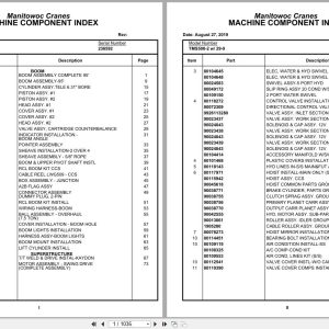 Grove Crane TMS500 2 236592 Parts Manual (1)