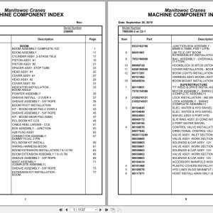 Grove Crane TMS500 2 236600 Parts Manual (1)