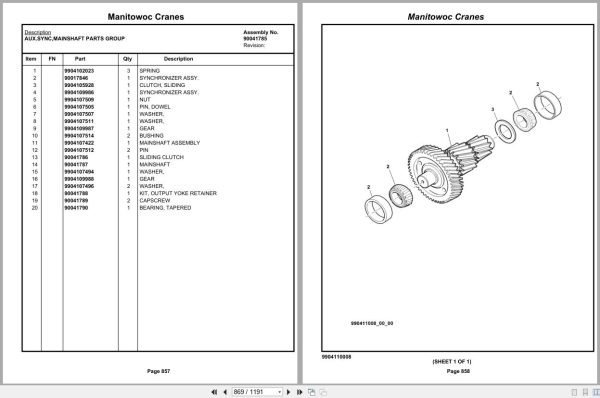 Grove Crane TMS500 2 236609 Parts Manual (2)