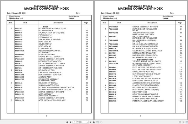 Grove Crane TMS500 2 236886 Parts Manual (1)