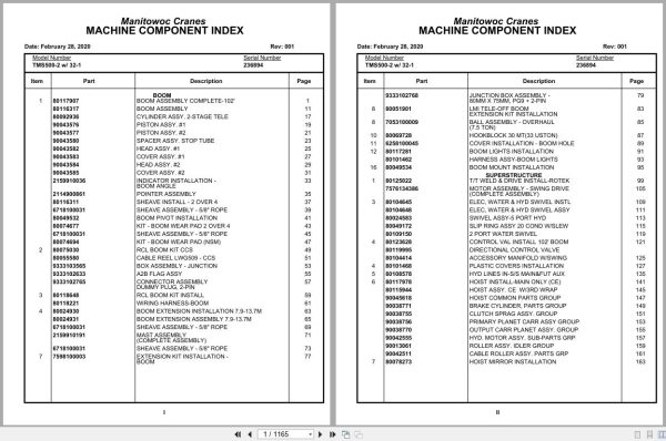 Grove Crane TMS500 2 236894 Parts Manual (1)