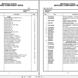 Grove Crane TMS500 2 400065 Parts Manual (1)