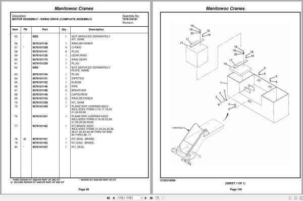 Grove Crane TMS500E2 224192 Parts Manual (2)