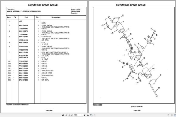 Grove Crane TMS540 220312 Parts Manual (2)