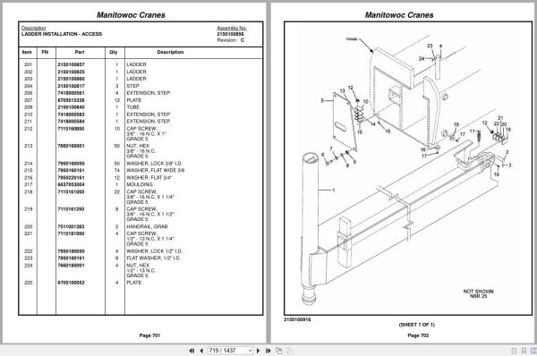 Grove Crane TMS540 220944 Parts Manual (2)
