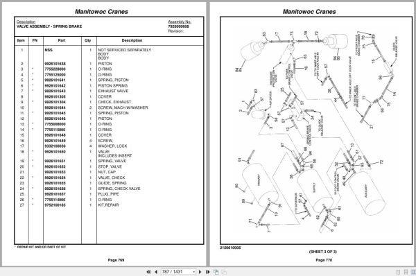 Grove Crane TMS540 220950 Parts Manual (2)