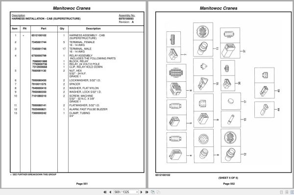 Grove Crane TMS540 220969 Parts Manual (2)