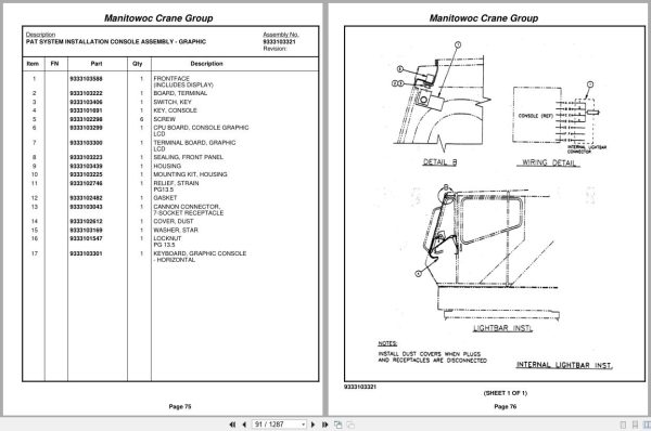 Grove Crane TMS640 87891 Parts Manual 2005 (2)