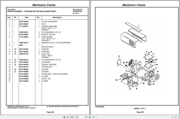 Grove Crane TMS700B 220250 Parts Manual 2014 (2)