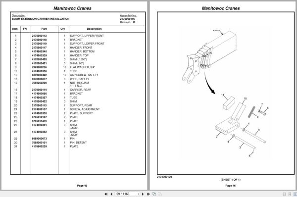 Grove Crane TMS700B 70499 Parts Manual 2015 (2)
