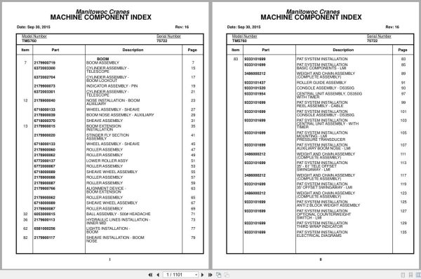 Grove Crane TMS760 75722 Parts Manual 2015 (1)