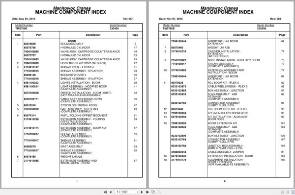 Grove Crane TMS760E 235458 Parts Manual 2016 (1)