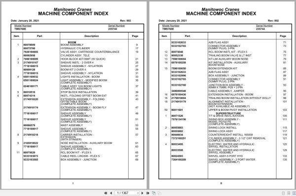 Grove Crane TMS760E 235744 Parts Manual 2021 (1)