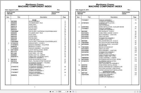 Grove Crane TMS760E 236439 Parts Manual 2019 (1)