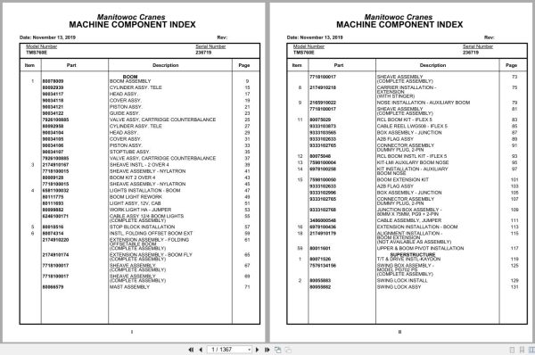 Grove Crane TMS760E 236719 Parts Manual 2019 (1)