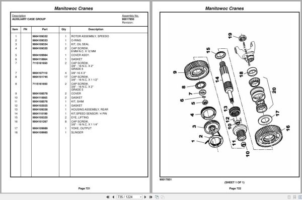 Grove Crane TMS800E 235533 Parts Manual 2016 (2)