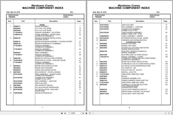 Grove Crane TMS800E 236523 Parts Manual 2019 (1)