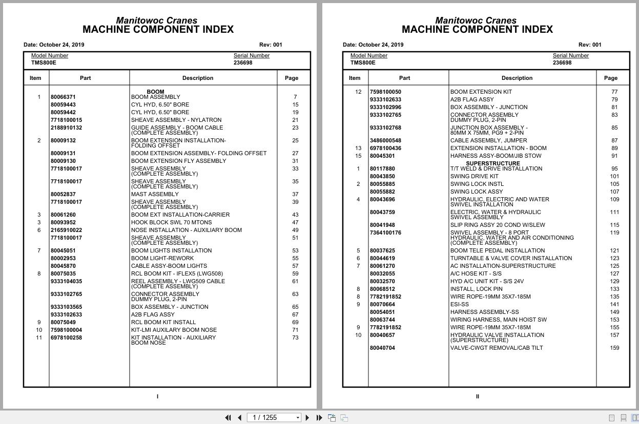 Grove Crane TMS800E 236698 Parts Manual 2019 (1)