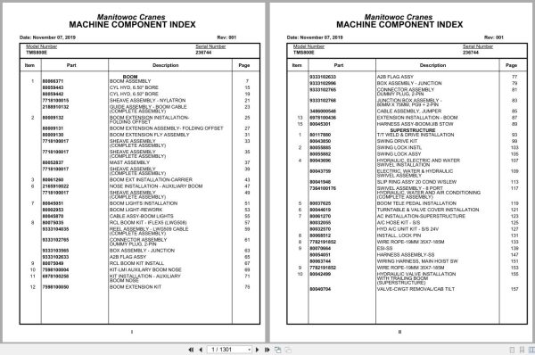 Grove Crane TMS800E 236744 Parts Manual 2019 (1)