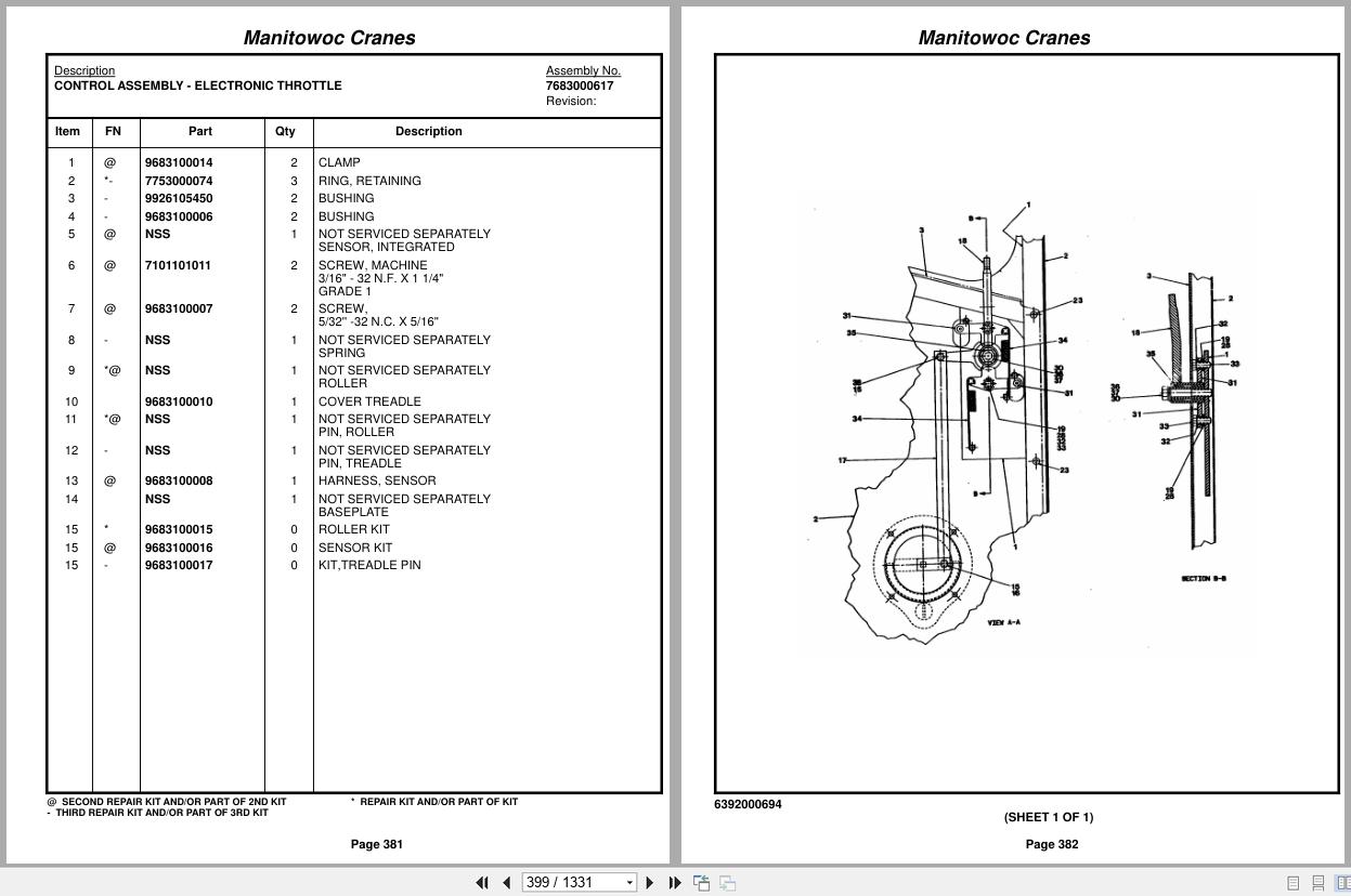 Grove Crane TMS870 220758 Parts Manual 2014 (2)