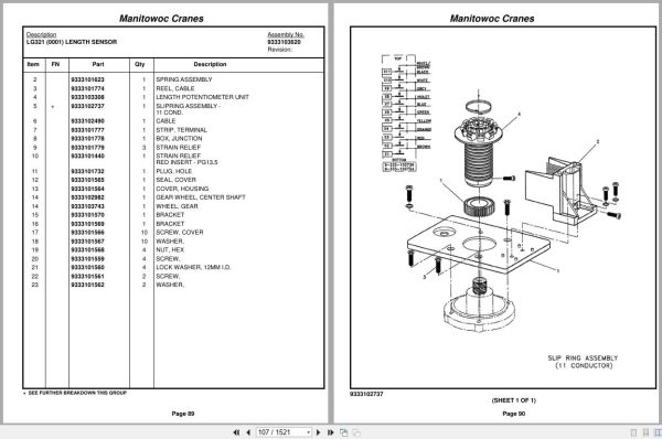 Grove Crane TMS870 220871 Parts Manual 2014 (2)