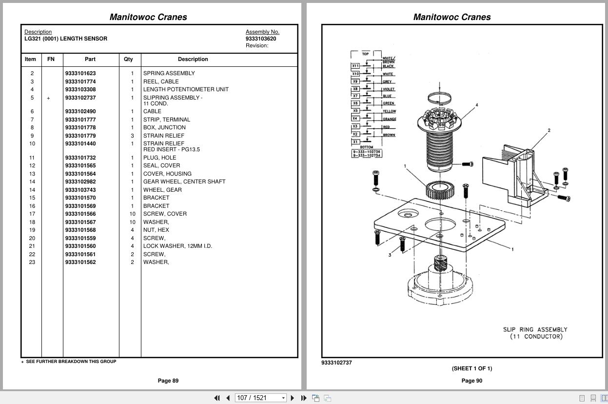 Grove Crane TMS870 220871 Parts Manual 2014 (2)